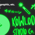 【PSD模板】外发光迷幻模糊霓虹灯文本样式显示特效