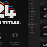 PR脚本-124组创意卡通文字标题动画预设 Cartoon Titles