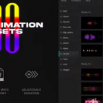 PR脚本-100个创意文字标题特效动画预设