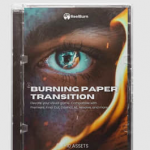 4K视频素材-10组纸张燃烧转场过渡动画