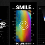 【PSD模板】10款暗黑野兽派酸性电音嘻哈ins风品牌新媒体海报推广