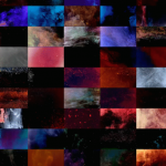 【4K视频素材】91个彩色粉末颗粒溶解液体流动动画