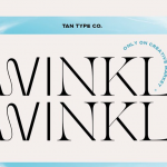 【字体】时尚优雅精致纤细手写艺术风衬线非衬线混合字体