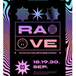 3款炫酷国外海报矢量模板