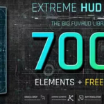 AE模板-700组信息图形HUD界面元素动画包