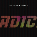 【PSD模板】复古CRT屏幕显示器闪烁条纹文本图像显示特效