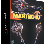 Maya+ZBrush游戏武器斧子建模贴图制作完整教程-中英字幕