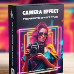 PR模板-15组创意摄像机取景框闪光灯拍照转场过渡动画