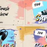 fcpx发生器-笔触风格幻灯片模板