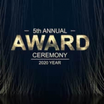 AE模板-金色华丽粒子颁奖典礼图文介绍开场片头