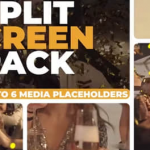 PR模板-258个动态画面拼贴视频分屏预设