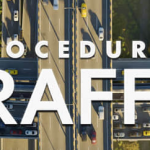 真实汽车交通场景动画模拟Blender预设 Procedural Traffic V1.1.1