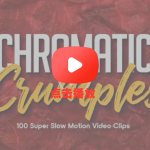 【4K视频素材】100个创意彩色褶皱纸张定格特效叠加