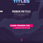 PR脚本-4000个视频无缝转场文字标题图形设计音效调色