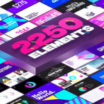 达芬奇预设-2250个时尚排版包装LOGO标题字幕