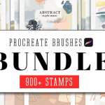 【Procreate笔刷】930款水彩艺术画手绘背景纹理Procreate笔刷