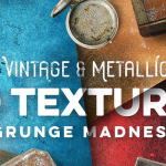 【图片素材】80款复古金属生锈垃圾纹理背景创意设计