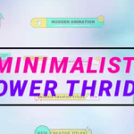 AE模板-12组极简迷你卡通文字标题字幕条动画