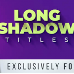 FCPX插件-32个长阴影拖尾文字标题动画 Long Shadow Titles
