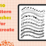 【Ipad笔刷】10个适用于Ipad绘画的秋季树叶花卉图案