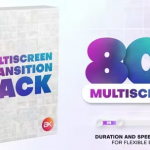 【PR模板】84种视频分屏转场多屏效果过渡展示动画