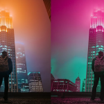 【LR预设】5款未来城市赛博朋克夜景摄影调色Lightroom预设