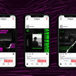 【PSD模板】15套简约潮流设计霓虹背景Ins风新媒体海报宣传