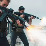 4K视频素材-116个枪战射击枪口火焰闪光特效合成动画