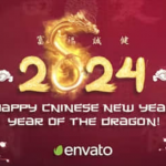 PR模板-2024中国龙年开场片头动画 Chinese New Year Celebration