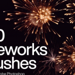 100种炫丽烟花烟火礼花PS笔刷素材