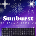 50波希米亚阳光光效Photoshop笔刷素材