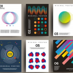 时尚抽象插图矢量画册封面,画册封面矢量