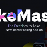 快速烘焙PBR贴图材质Blender插件 Bakemaster Full V2.6.0
