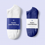 袜子标签样机,袜子样机,标签样机模型