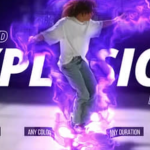 达芬奇插件-画面冻结火焰冲击波视觉特效动画 Freezed Explosion Effect