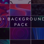 【AE模板】380个精美抽象动态粒子线条渐变图形背景动画