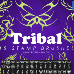 45部落纹身花纹Photoshop笔刷