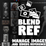 三维建模图片视频参考Blender插件 Blendref V1.1