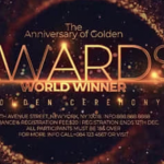 AE模板-金色华丽粒子背景图文介绍颁奖典礼包装开场片头 Awards Show