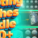 600组雕刻笔刷Blender预设 600+Blender Sculpting Brushes