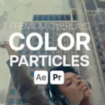 AE模板高级彩色粒子叠加特效动画