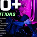 视频素材-150个镜头光效老电影VHS故障干扰转场过渡动画