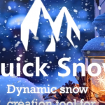 快速制作下雪覆盖特效Blender插件 Quick Snow v4.0