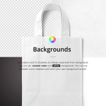 【PS样机】50套273款大型手提袋购物礼品快递袋包装盒平面印刷设计