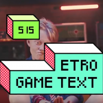 AE字体创意复古游戏卡通文字标题动画