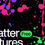 【PNG素材】104张油漆颜料泼洒飞溅纹理艺术创作