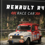 437个雷诺R4汽车老式赛车引擎轰鸣行驶鸣笛无损音效