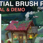 【PS笔刷】数字卡通CG插画艺术绘画少儿动画风格