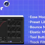 C4D插件-关键帧曲线缓冲动画 Motion Manager V1.1.4