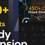 PR脚本-450种简洁线条箭头爆炸图形MG动画预设